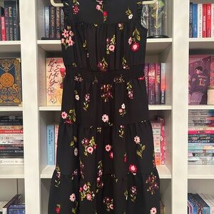 Kate Spade In Bloom Smocked Waist Dress XS